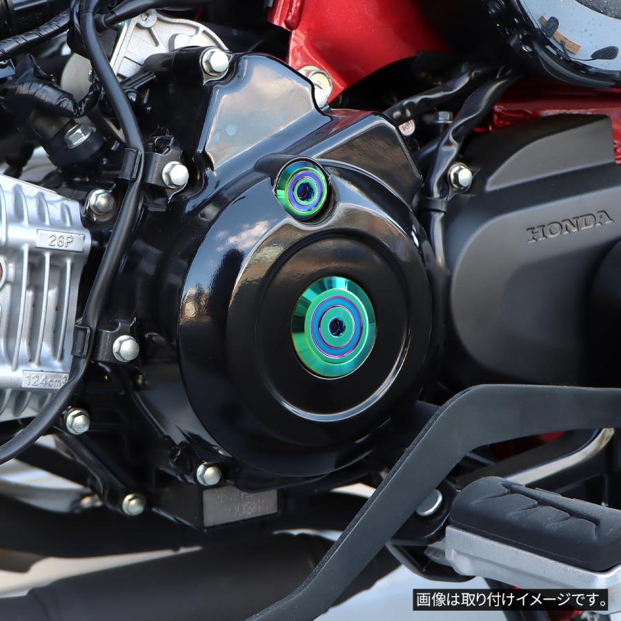 ジェネレーター カバーキャップ タイミングホール プラグ ハンターカブ ダックス125 モンキー125 グロム レブル250 CB400SF CB1300SF レインボーグリーン TH0744 | ホンダ | 01