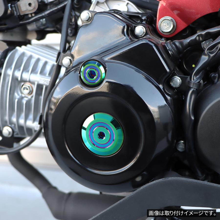 ジェネレーター カバーキャップ タイミングホール プラグ ハンターカブ ダックス125 モンキー125 グロム レブル250 CB400SF CB1300SF レインボーグリーン TH0744 | ホンダ | 02