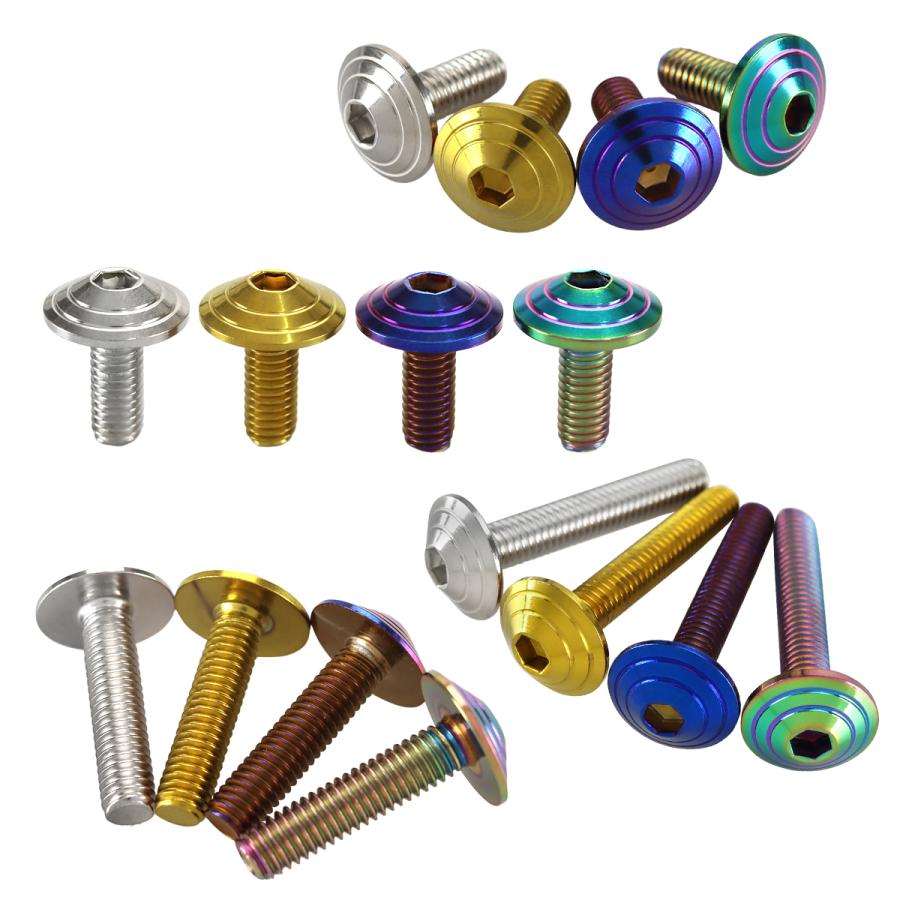 ステンレスボルト M4×15mm P0.7 ボタンボルト シェルヘッド ゴールドカラー TR0100 | TECHーMASTER | 03