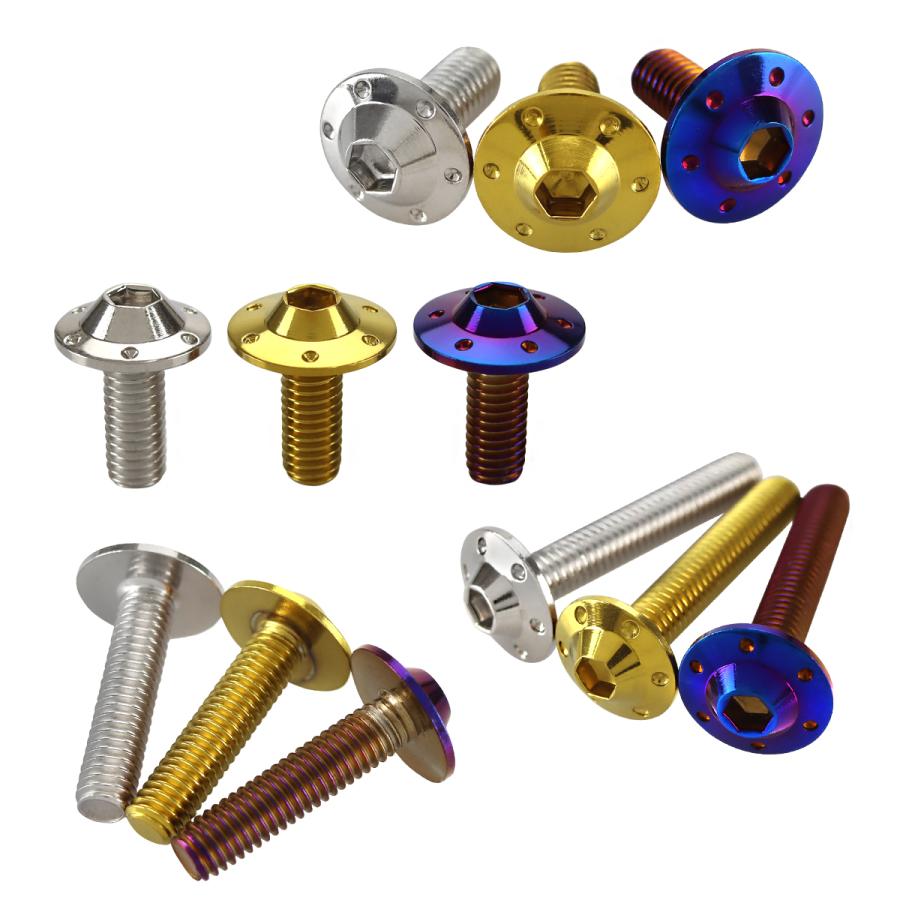 ステンレスボルト M6×20mm P1.0 ボタンボルト ステップホールヘッド シルバーカラー TR0179 | TECHーMASTER | 03