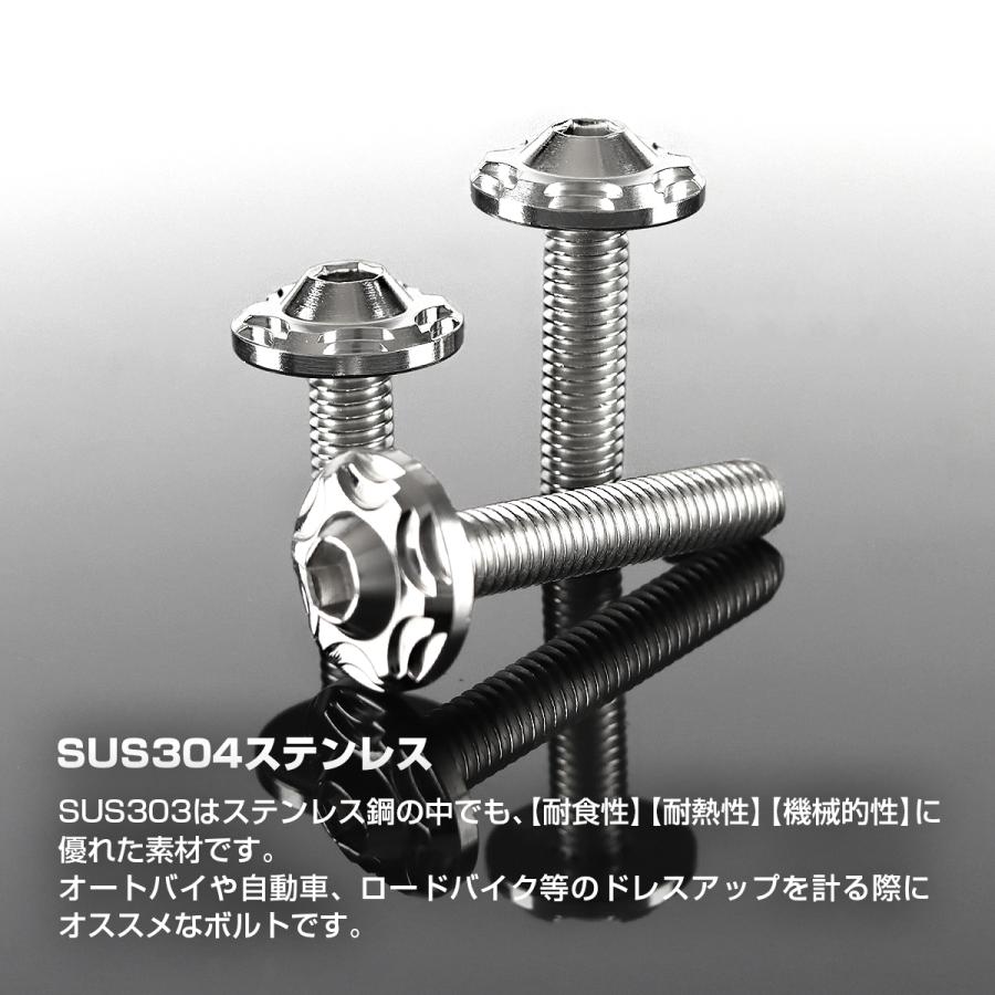 ステンレスボルト M6×20mm P1.0 ボタンボルト スノーヘッド シルバーカラー TR0263 | TECHーMASTER | 01