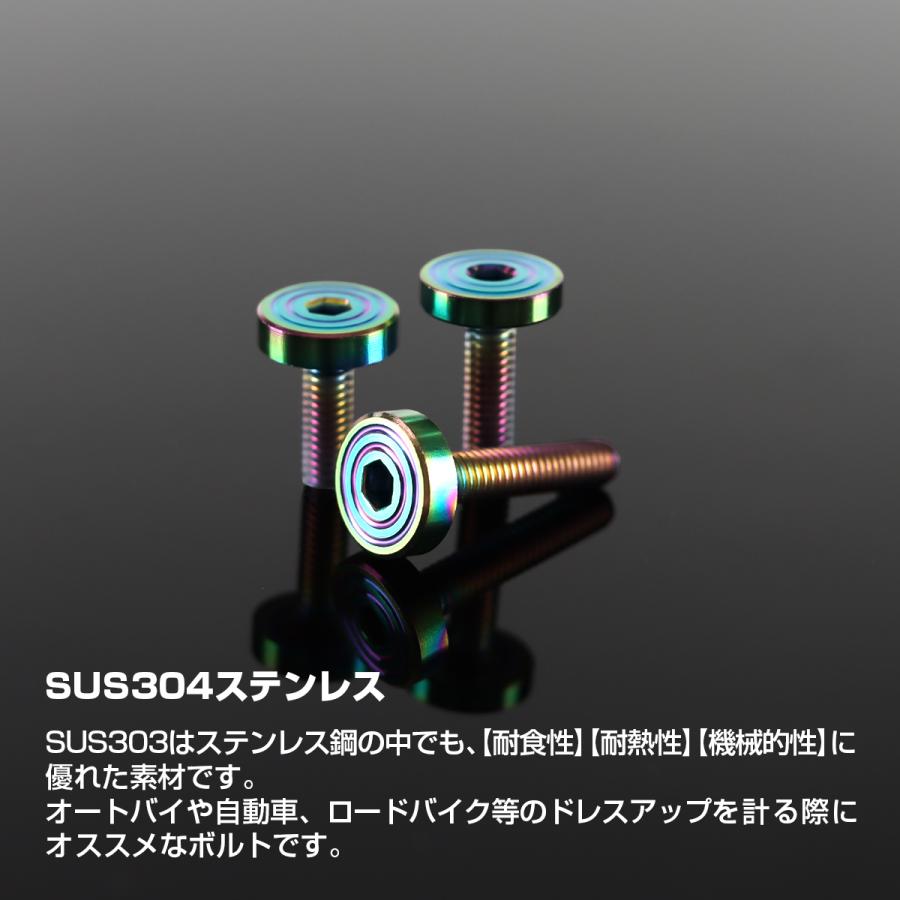 ステンレスボルト M4×15mm P0.7 マットタイプ シェルヘッド フラット レインボーグリーン TR0342 | TECHーMASTER | 01