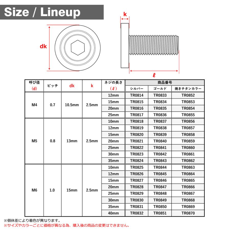 ステンレスボルト M5×10mm P0.8 マットタイプ シェルヘッド フラット シルバーカラー TR0818 | TECHーMASTER | 01