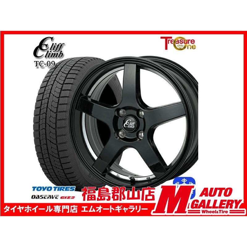 OBSERVE 郡山 新品 スタッドレスホイールセット1台分 クリフクライム 
