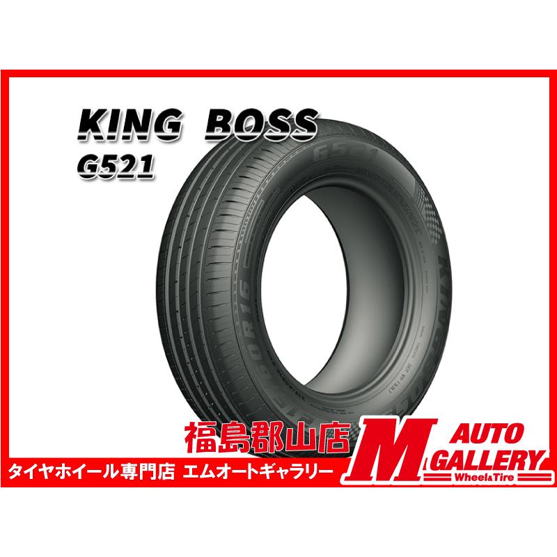 郡山店 海外輸入品☆新品サマータイヤ単品4本SET☆キングボス G521 195