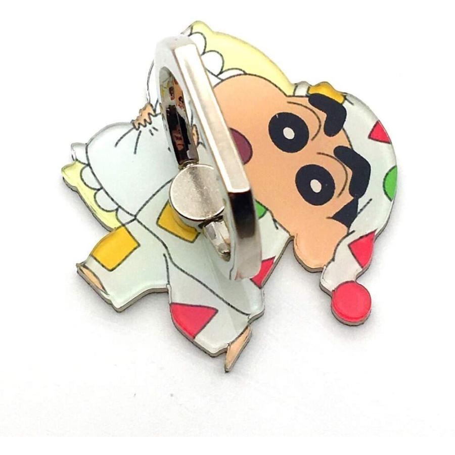 Ram Beans クレヨンしんちゃん スマホリング 落下防止 スタンド機能 360度回転 バンカーリング スマホリング パジャマ たまshop 通販 Yahoo ショッピング