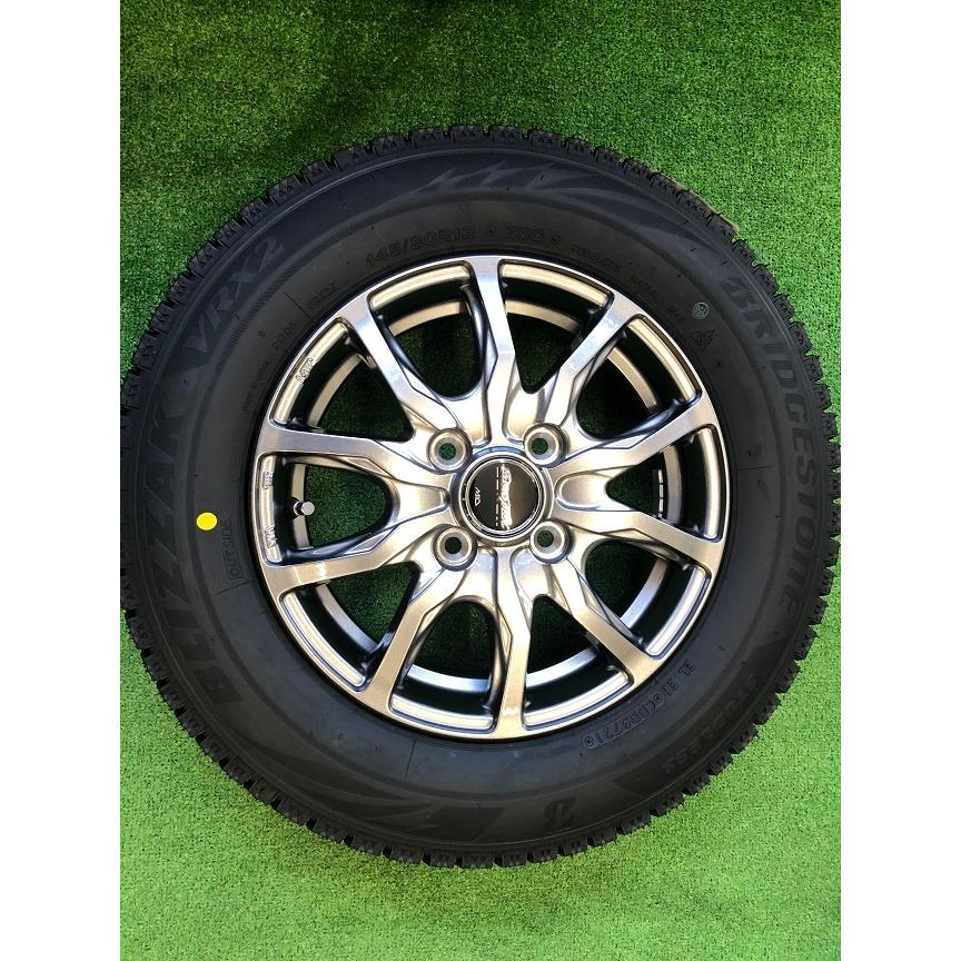 全国送料込☆ブリヂストンVRX2☆145/80R13☆軽自動車 2024年製 送料無料 BS ブリヂストン VRX2 ブイアールエックス2