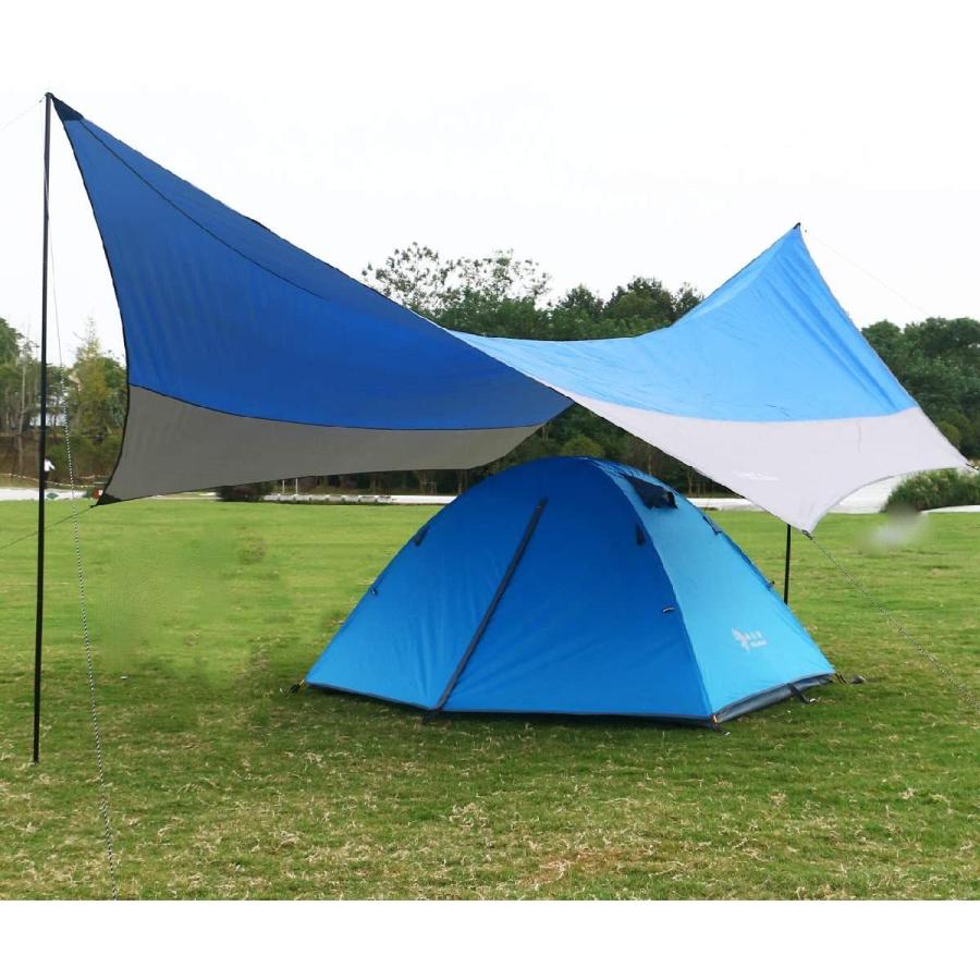 最新人気 Azarxis テント ツーリングテント ソロテント 二重層 前室 1 2 3 4人用 3 4シーズン 防水 通気 軽量 紫外線カット キャ 激安の Zoetalentsolutions Com