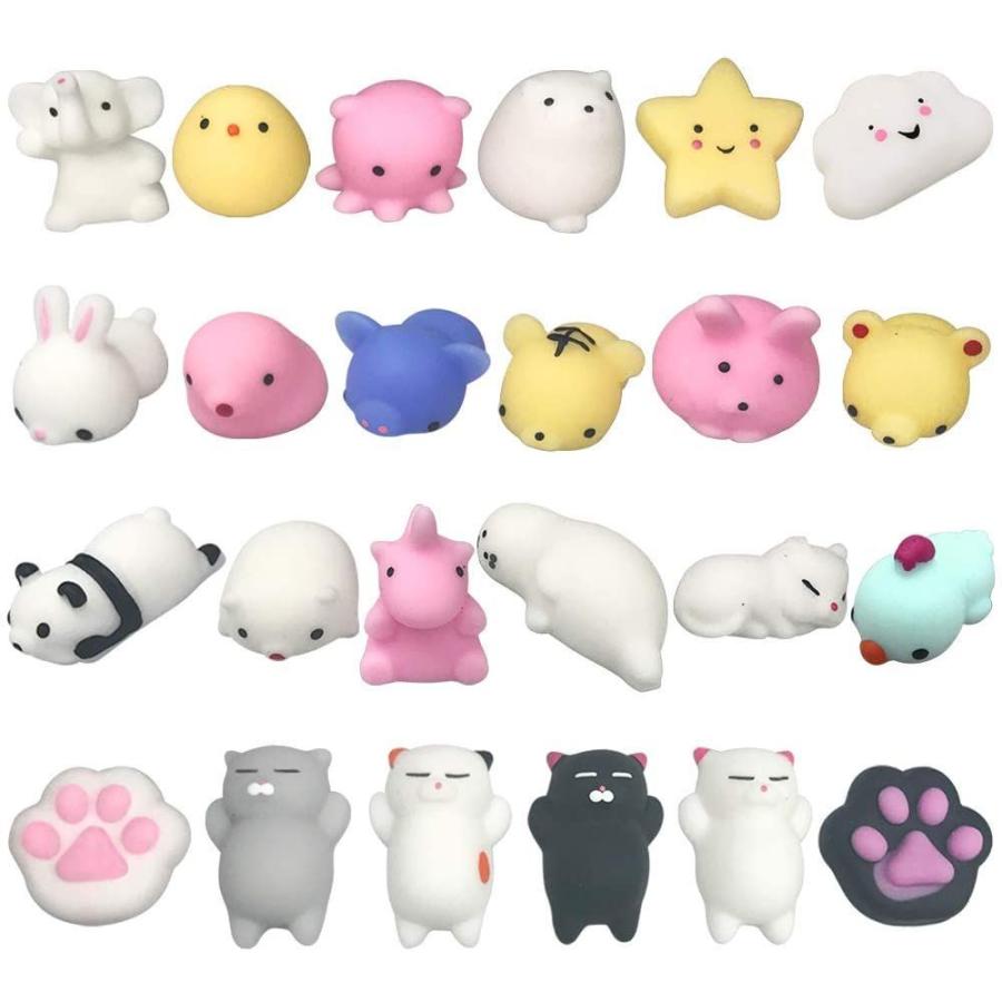 24個セット スクイーズ 低反発 動物 おもちゃ 豚猫など 可愛いソフト ストレス解消おもちゃ 子供景品 プレゼント Sawatana 通販 Yahoo ショッピング