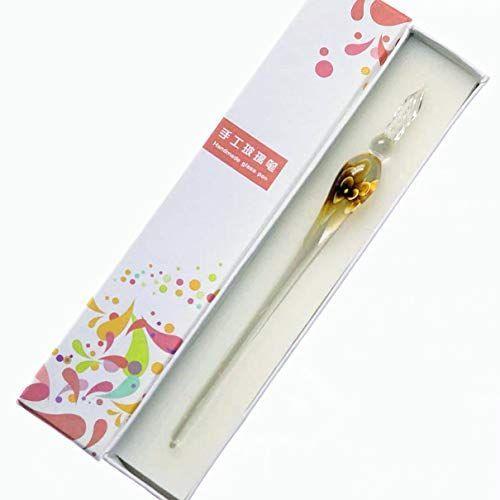 Tsuciaガラスペン 万年筆 ねじり ペン 手紙 便箋 イラスト 透明 文房具 なめらかに書ける筆感