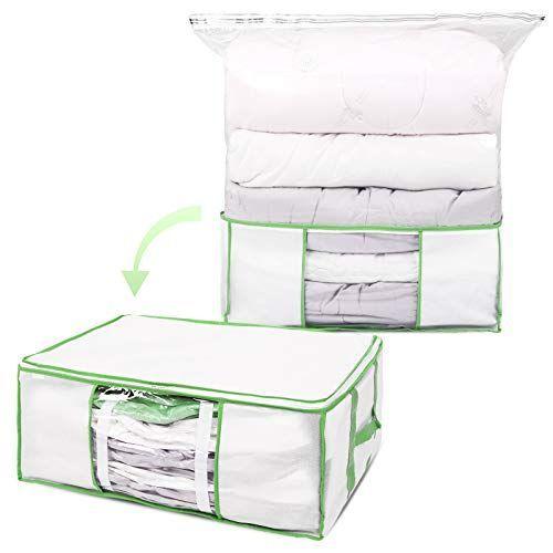 Taili ふとん圧縮ボックス 羽毛布団収納袋 圧縮袋付き収納ボックス 圧縮袋と