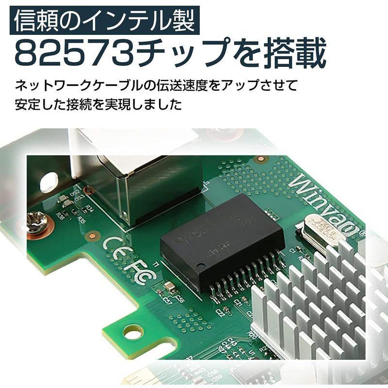 Gigabit LANカード インテル 82573チップ PCI-E接続 (シングルRJ45ポート)  :20220110073149-00262:sawatana - 通販 - Yahoo!ショッピング