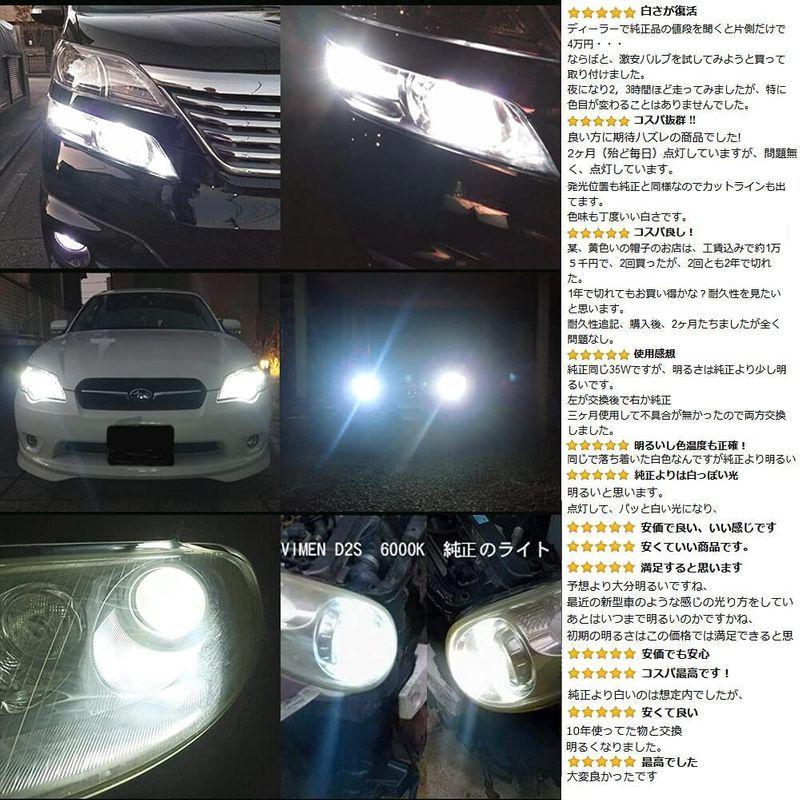 送料0円 ビーズ アクセサリー道具 材料 Vimen D2r Hidバルブ 8000k 車用ヘッドライト 純正交換用 Hidライト 車用 Hid 電球 高輝度 35w 12v 2年保