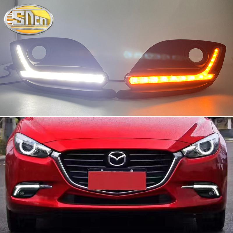 デイライト マツダ マツダ3 アクセラ DRL LED デイタイムランニングライト ウインカー機能 ドレスアップ mazda0017