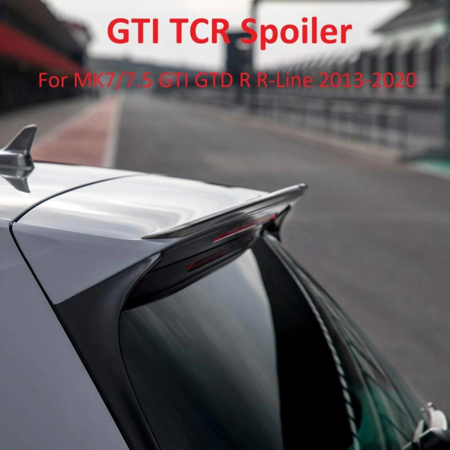 競売 リアルーフスポイラー フォルクスワーゲン ゴルフ mk7 mk7.5 gti