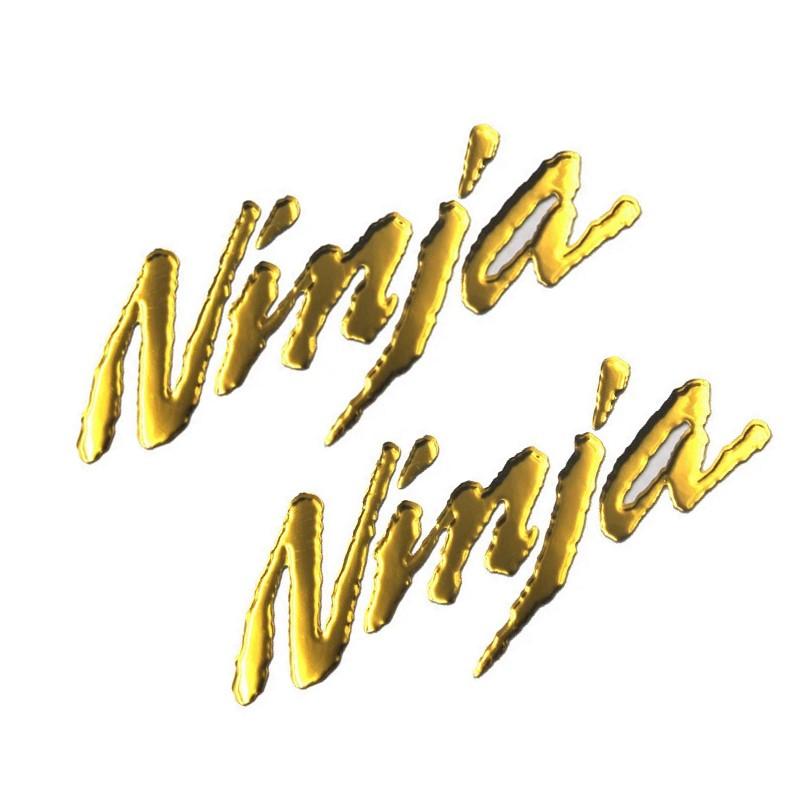 カワサキ Ninja ステッカー エンブレム ニンジャ 3D 立体ステッカー
