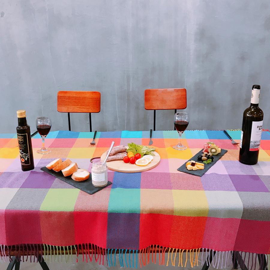 AVOCA（アヴォカ） ブランケット ラムウール100% ストール ひざ掛け