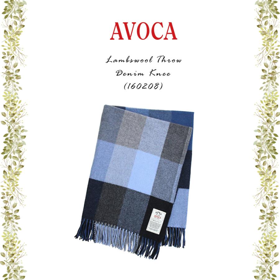 AVOCAアヴォカ　ブランケット　ストール　モヘア　ウール　チェック柄 AVOCAアヴォカ ブランケット ストール モヘア ウール チェック柄