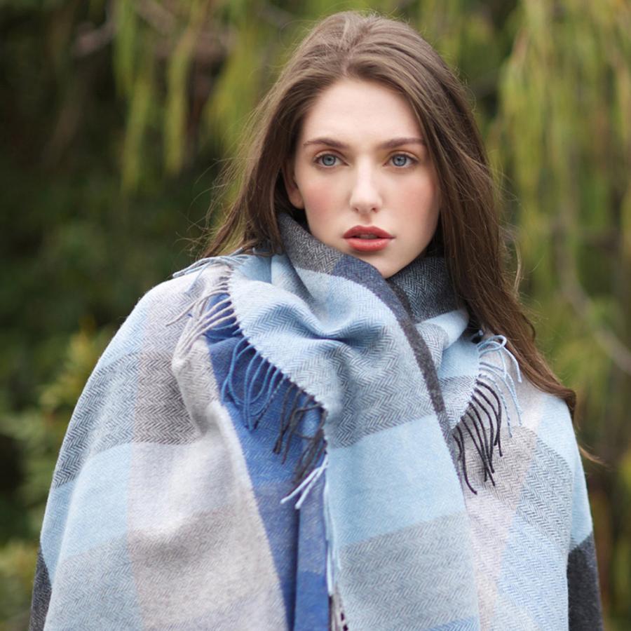 バーバリー 正規品 リバーシブル 膝掛け ブランケット ショール