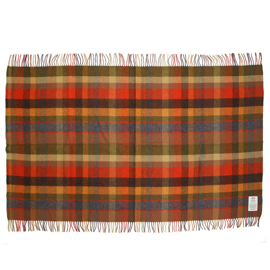 AVOCA（アヴォカ） ブランケット ラムウール100% ストール ひざ掛け