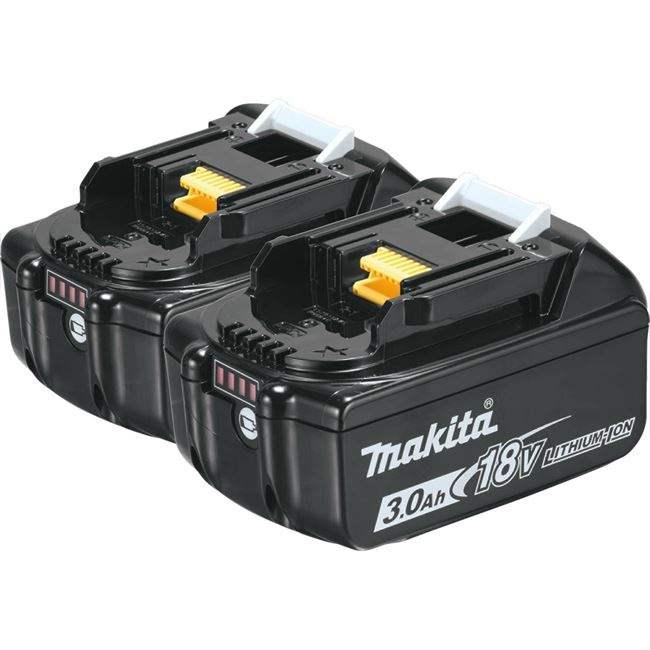 2個セット マキタ バッテリー 18V BL1830B USA 純正 MAKITA 残容量  