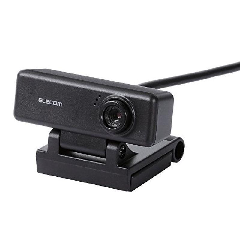 エレコム WEBカメラ UCAM-C310FBBK HD 720p 30FPS 100万画素 マイク内蔵 高精細ガラスレンズ ケーブル長1.