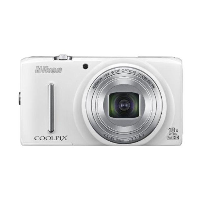 返品交換不可Nikon　デジタルカメラ　COOLPIX　エレガントホワイト　有効画素数1811万画素　S9400WH　S9400　光学18倍ズーム
