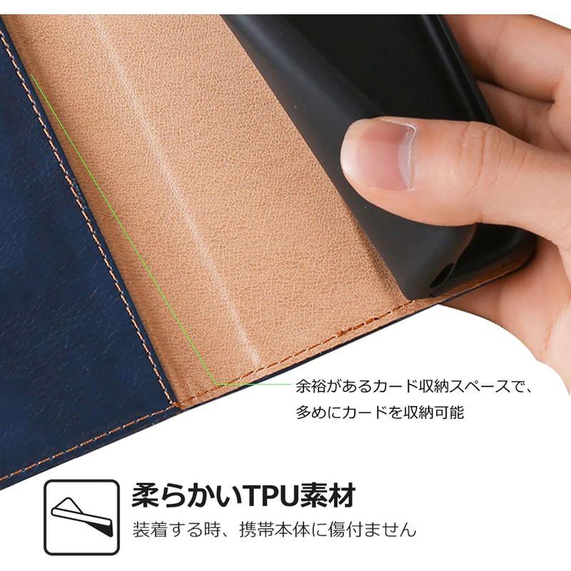 For OPPO Reno9 A ケース 手帳型 AUDASO OPPO Reno9 A 手帳型 カバー 財布型 カードポケット付き 高級P｜tn19-store｜07