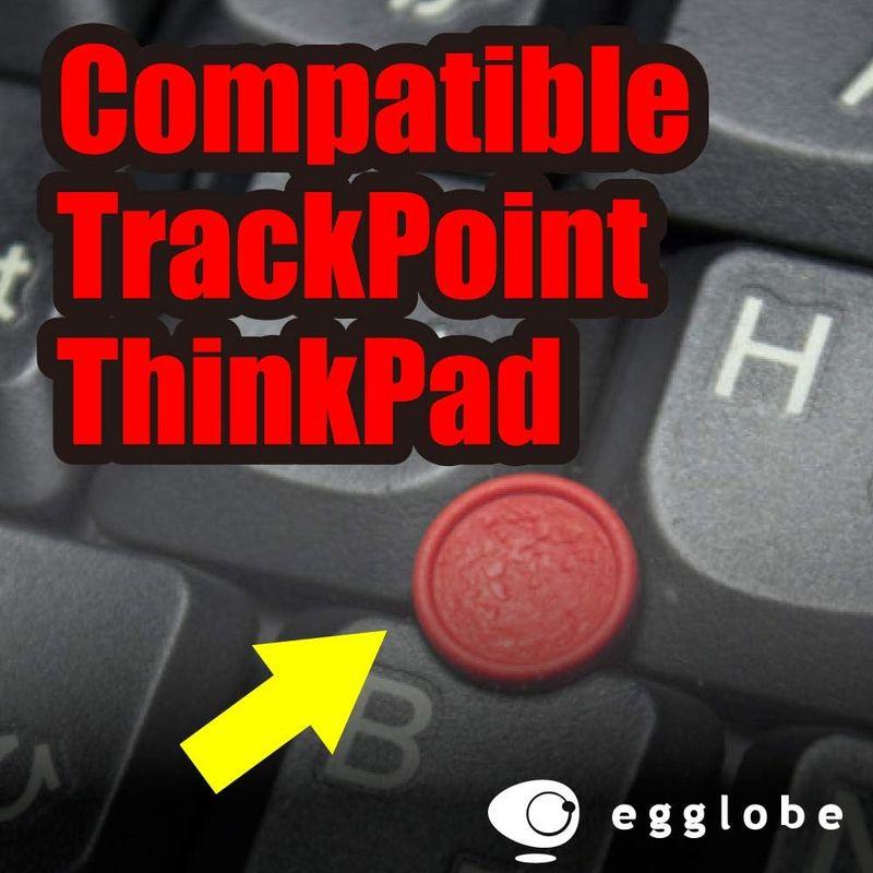 egglobe レノボ Lenovo ThinkPad トラックポイント ロープロファイル ソフトリム キャップ 赤ポチ 互換品 (2個セッ｜tn19-store｜06