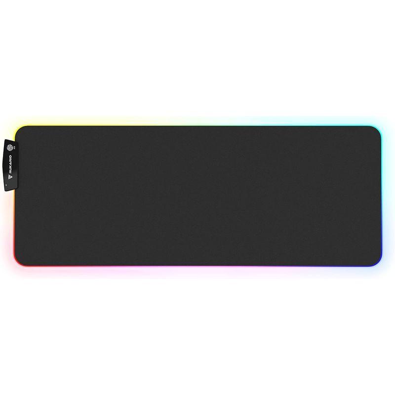 Rukario (ルカリオ) ブラック RGB ゲーム用マウスパッド | 15種類の照明モード | ソフトで滑らかなマイクロファイバー |｜tn19-store｜08