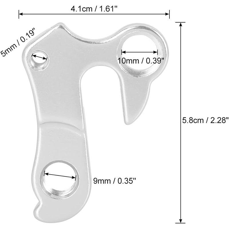 X AUTOHAUX 自転車テールフックリアディレイラー アルミニウム合金 ハンガーフレームギアテールフック Giantに対応に対応 ATX｜tn19-store｜04