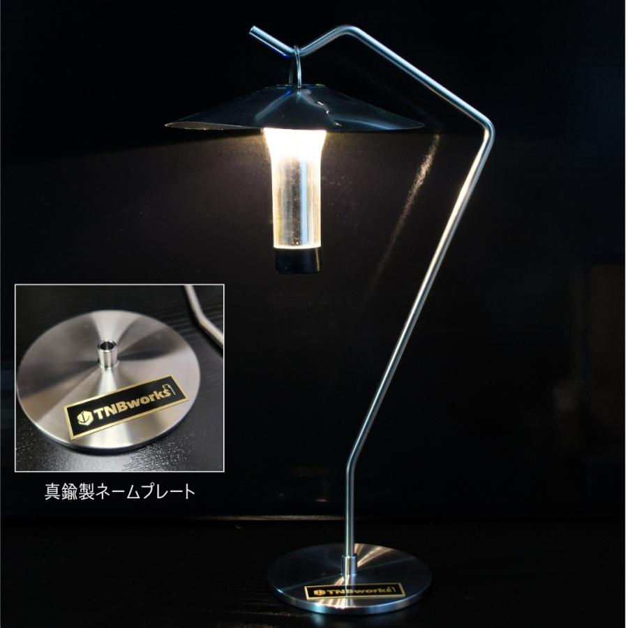 TNBworks STAINLESS STAND 卓上 ランタン ライト LED スタンド