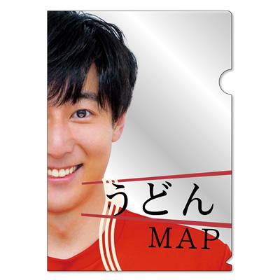 うどんMAP クリアファイル(宅配便)｜tnc-netshop