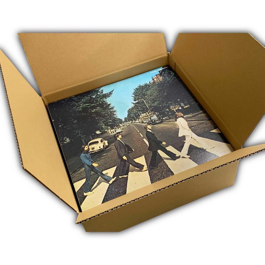 ヴィレッジボックス(VillageBox) ダンボール LPレコード 12インチレコード 20枚用 10枚セット 段ボール 収納ケース 箱 梱包｜tne-store｜03