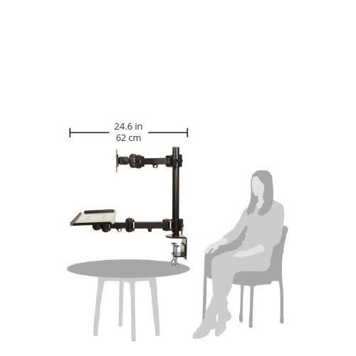 【新品訳あり】 サンワサプライ デュアルシステムアーム(キーボード台) CR-LA601 【W2274473045】(14156円)