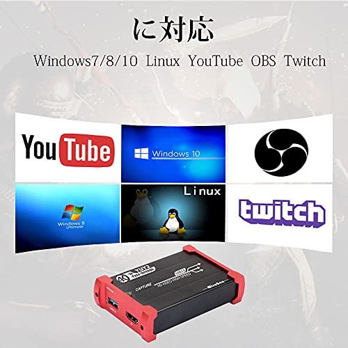 Mirabox 4Kキャプチャボード USB 3.0ビデオゲームキャプチャ1080p