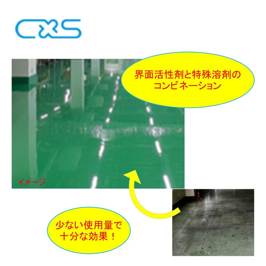 C×S シーバイエス ショップ600 18L （1箱） 鉱物油 洗剤 タイヤ痕 クリーナー 業務用 25077 JI 大特価セールの画像