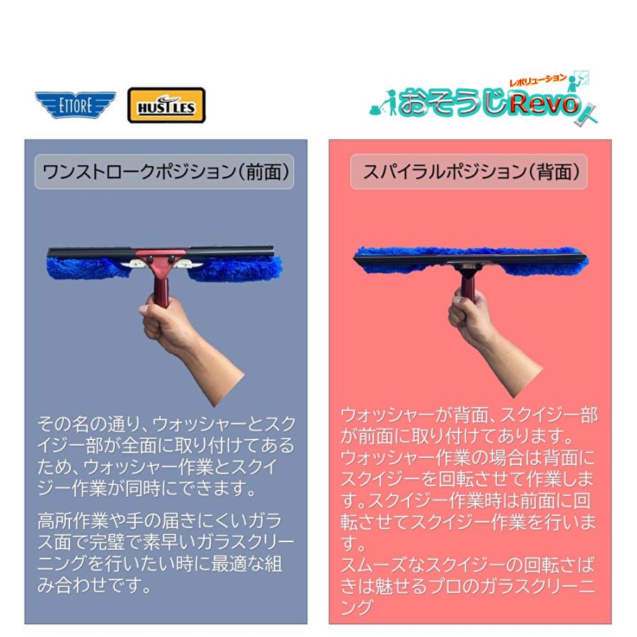 ハッスルズパンサーミニ エトレマイクロ ＋ 真鍮スクイジーセット 15cm （1セット）コンビスクイジー 小さな窓 T-HPSM15＋1119＋1324 JI 5/5ポイント倍倍UP_7