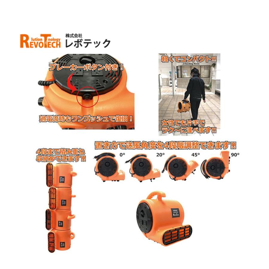 RevoTech レボテック マイマイブロワー38 (1台） 送風機 軽量 中型