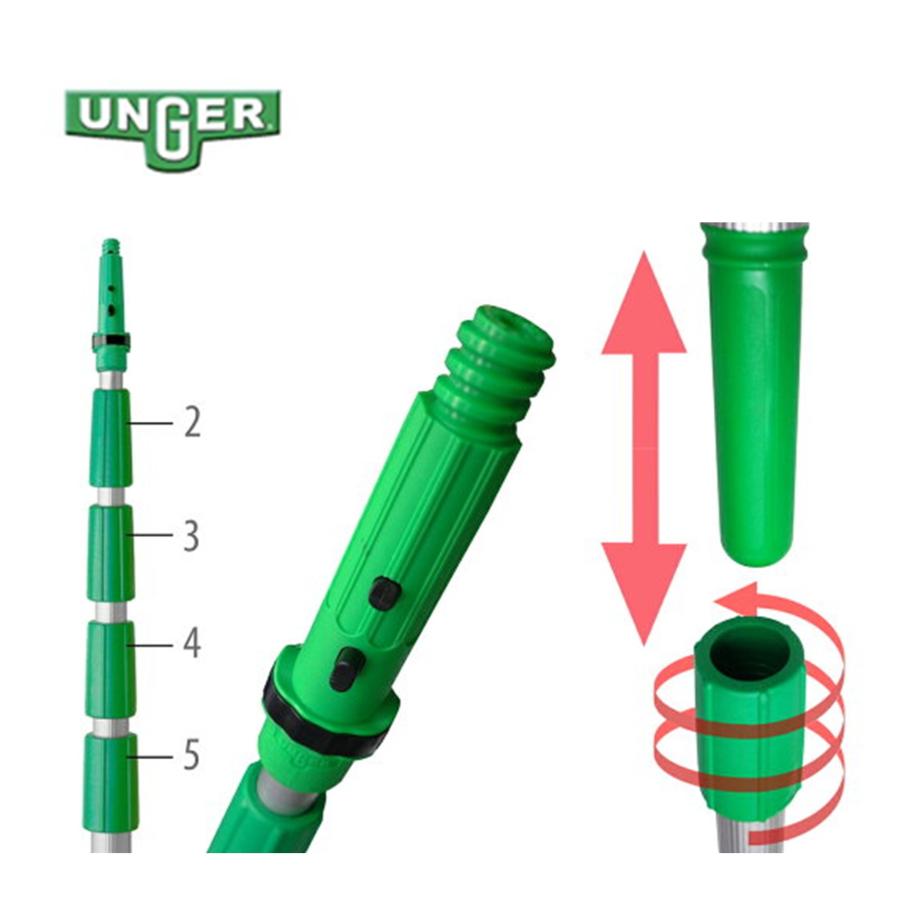 UNGER ウンガー テレプラスエクステンションポール 5段目 継ぎ足し用 1.25ｍ×37mm （1本） 伸縮ポール モジューラタイプ T5120 JI 5/5ポイント倍倍UP_2