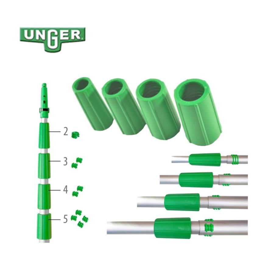 UNGER ウンガー テレプラスエクステンションポール 3段目 継ぎ足し用 2.0ｍ×29mm （1本） 伸縮ポール モジューラタイプ T3200 JI 5/5ポイント倍倍UP_3