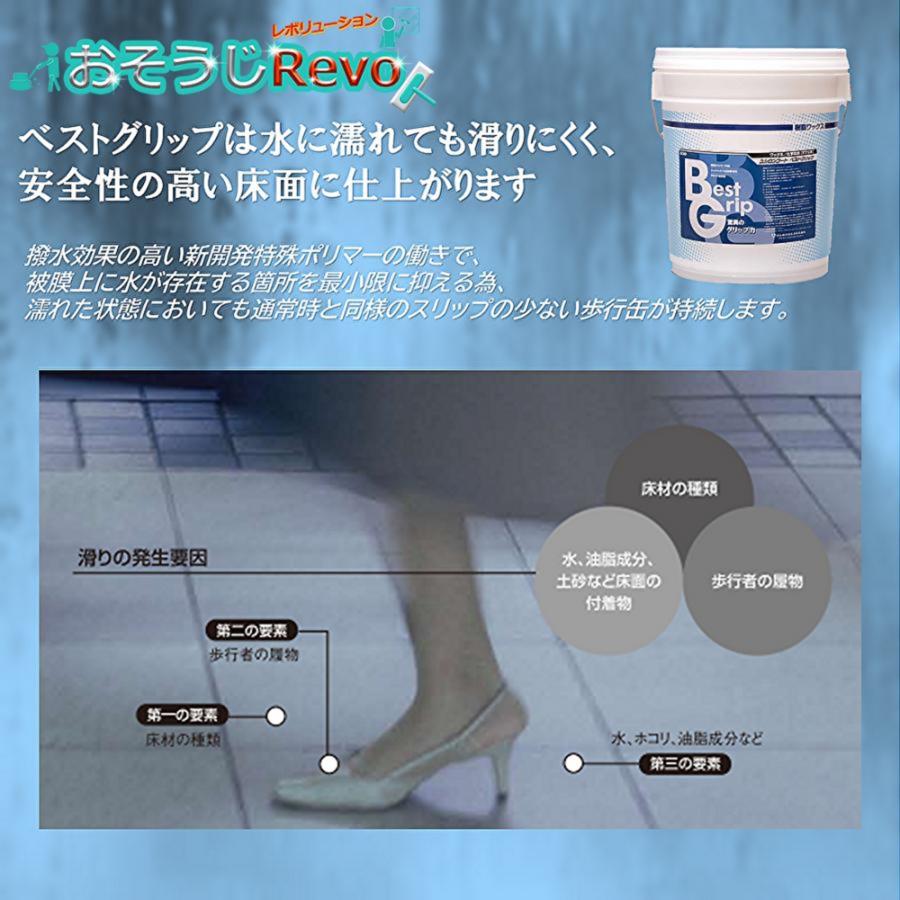ユシロ化学工業 ユシロンコート ベストグリップ 18L （4本） 床ワックス まとめ買い（1本あたり18222円） 3110000521 CHO 大特価セール_2