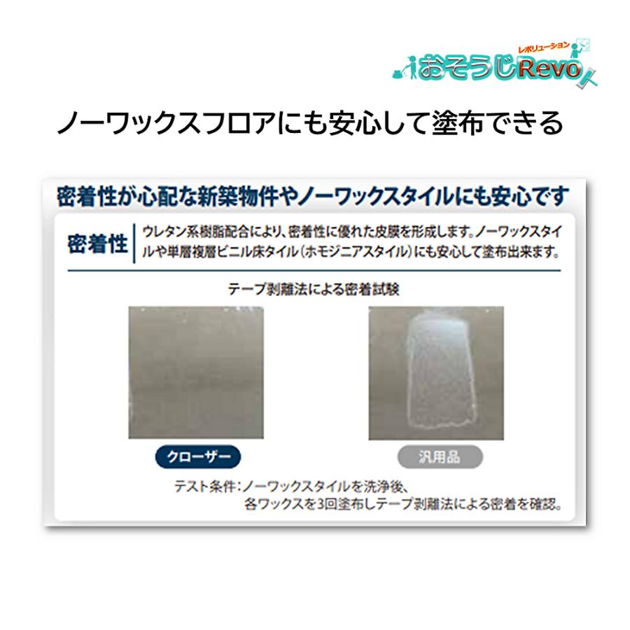 ユシロ化学工業 ユシロンコート クローザー 18L （1本） ノーワックス 耐油ワックス 3110018821 JI 4/25ポイント倍倍UP