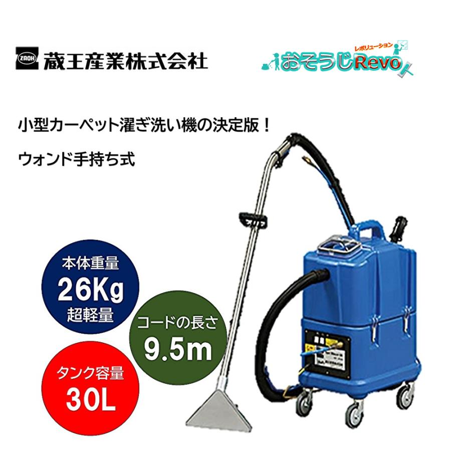 蔵王産業【スポットリンサー30S】（カーペットクリーナー） 蔵王産業 スポットリンサー30S＋ハンドツールMセット （1台セット
