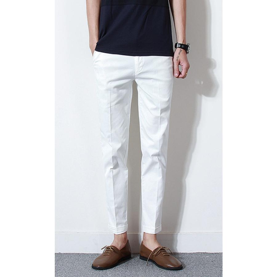 パンツ メンズ 九分丈 アンクルパンツ スラックス くるぶし 九分丈パンツ Proyabloko Pro