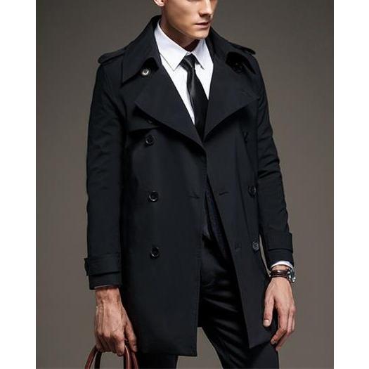 ー品販売 高品質 フォーマル ビジネス 仕事用 カジュアル 防風 軽量 トレンチコート メンズ ミディアム 裏地 厚手薄手あり コート アウター Savannah Osc Com