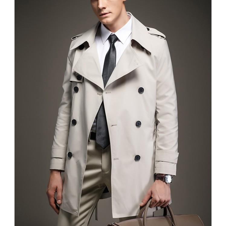 ー品販売 高品質 フォーマル ビジネス 仕事用 カジュアル 防風 軽量 トレンチコート メンズ ミディアム 裏地 厚手薄手あり コート アウター Savannah Osc Com