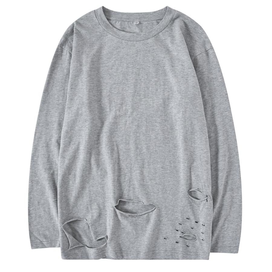 Tシャツ 長袖 メンズ ロング丈 丈長 ロンt 無地 丸首 スクエア 加工 A1774 Tnkカンパニー 通販 Yahoo ショッピング