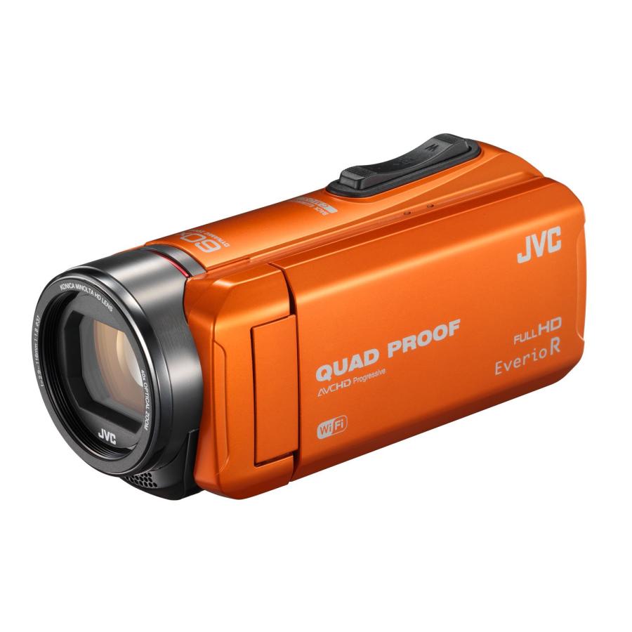 JVC Everio R オレンジ ビデオカメラ GZ-RX690-D