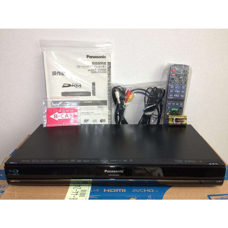 パナソニック 500GB 2チューナー ブルーレイレコーダー ブラック パナソニック 500GB 2チューナー ブルーレイレコーダー ブラック